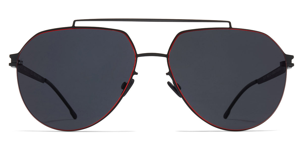 Mykita® ML13 MYK ML13 Black / Leica Black Polarized+Red Edge 60 - Black / Leica Black Polarized+Red Edge Sunglasses