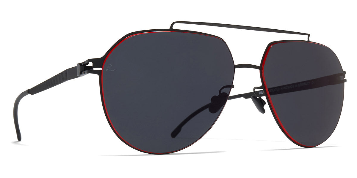 Mykita® ML13 MYK ML13 Black / Leica Black Polarized+Red Edge 60 - Black / Leica Black Polarized+Red Edge Sunglasses