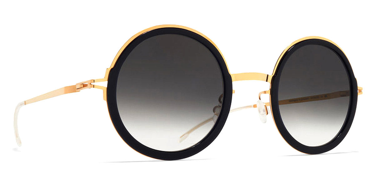 Mykita® MONROE MYK MONROE Glossy Gold/Milky Indigo 49 - MYK MONROE Glossy Gold/Milky Indigo Sunglasses