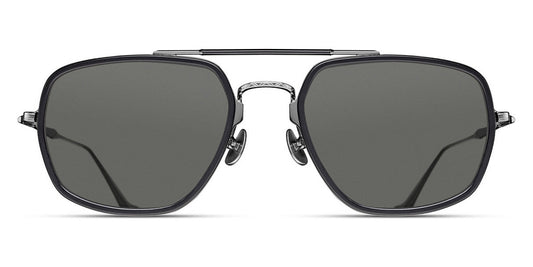 Matsuda® M3123 MTD M3123 Ruthenium/Matte Black/Grey 55 - Ruthenium/Matte Black / Grey Sunglasses