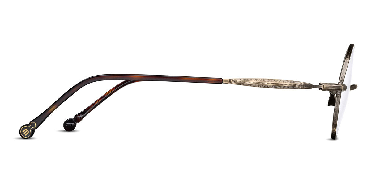 Matsuda® M3131 MTD M3131 Antique Gold 45 - Antique Gold Eyeglasses