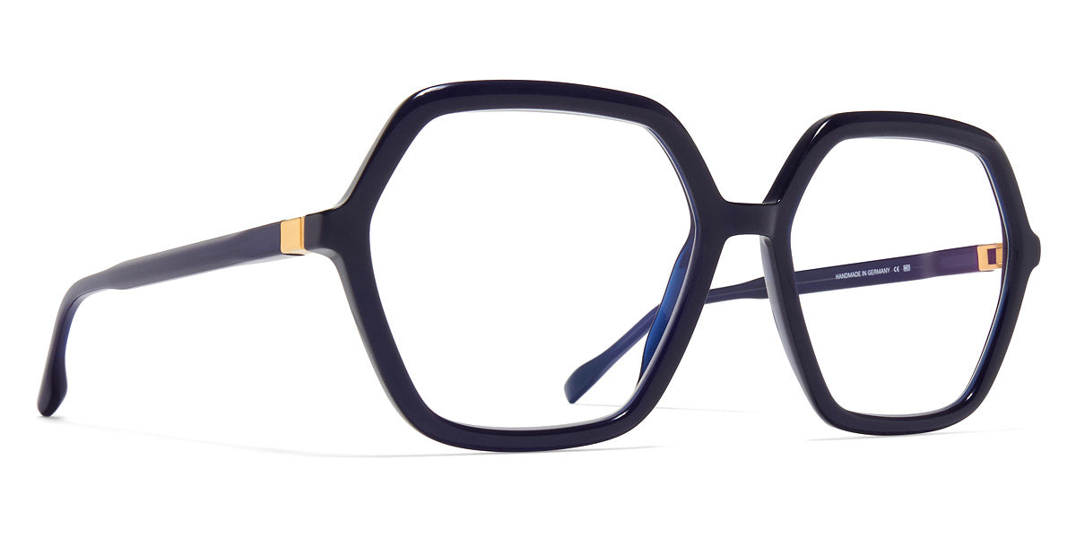 Mykita® NEELA MYK NEELA C169 Milky Indigo/Silk Gold 56 - C169 Milky Indigo/Silk Gold Eyeglasses