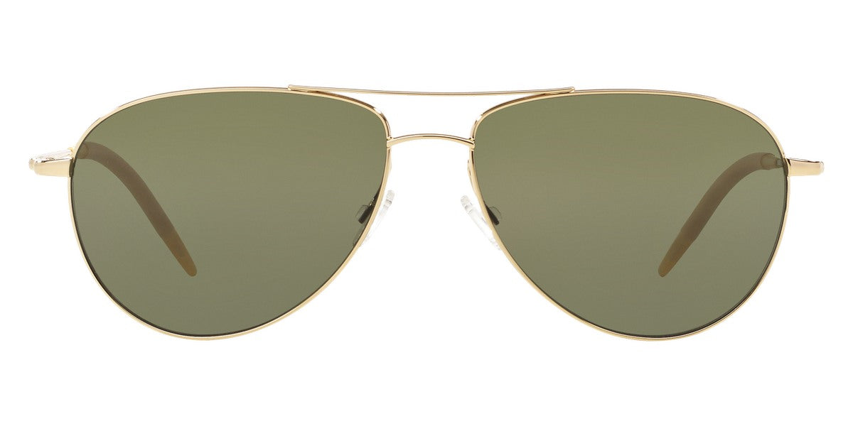 Oliver Peoples® Benedict OV1002S 5035P1 59 - Gold / G15 Polarized VFX Sunglasses