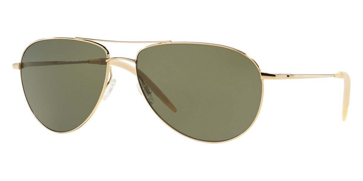 Oliver Peoples® Benedict OV1002S 5035P1 59 - Gold / G15 Polarized VFX Sunglasses