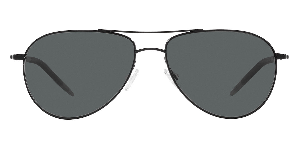 Oliver Peoples® Benedict OV1002S 5062P2 59 - Matte Black / Midnight Express Polarized Sunglasses