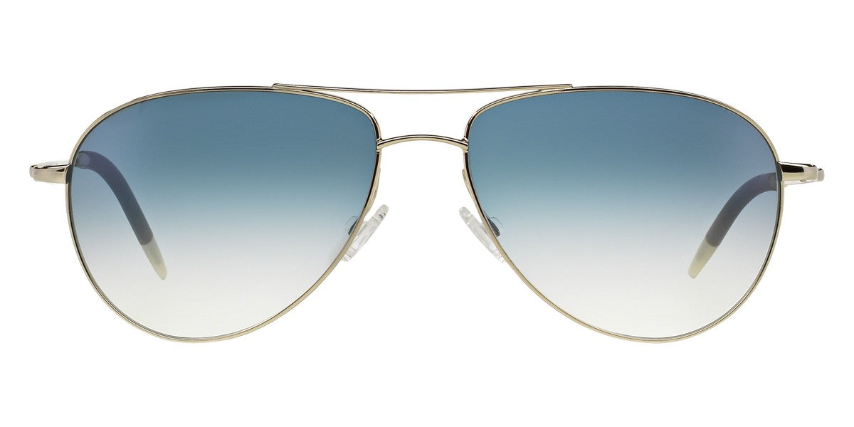 Oliver Peoples® Benedict OV1002S 52413F 59 - Silver / Chrome Sapphire Photochromic VFX Sunglasses