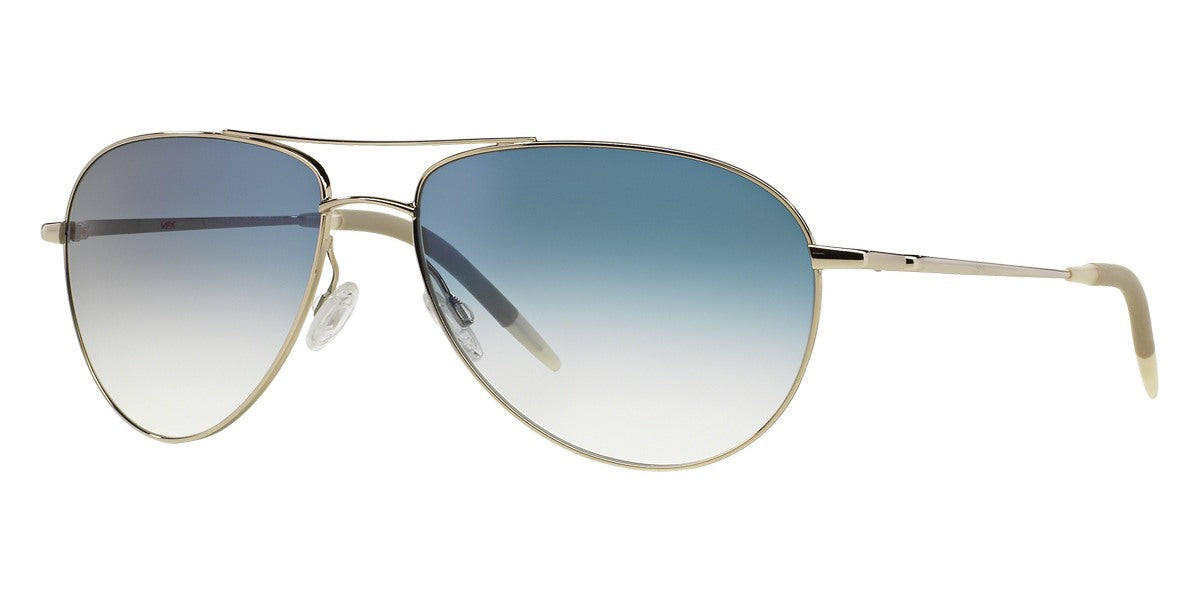 Oliver Peoples® Benedict OV1002S 52413F 59 - Silver / Chrome Sapphire Photochromic VFX Sunglasses