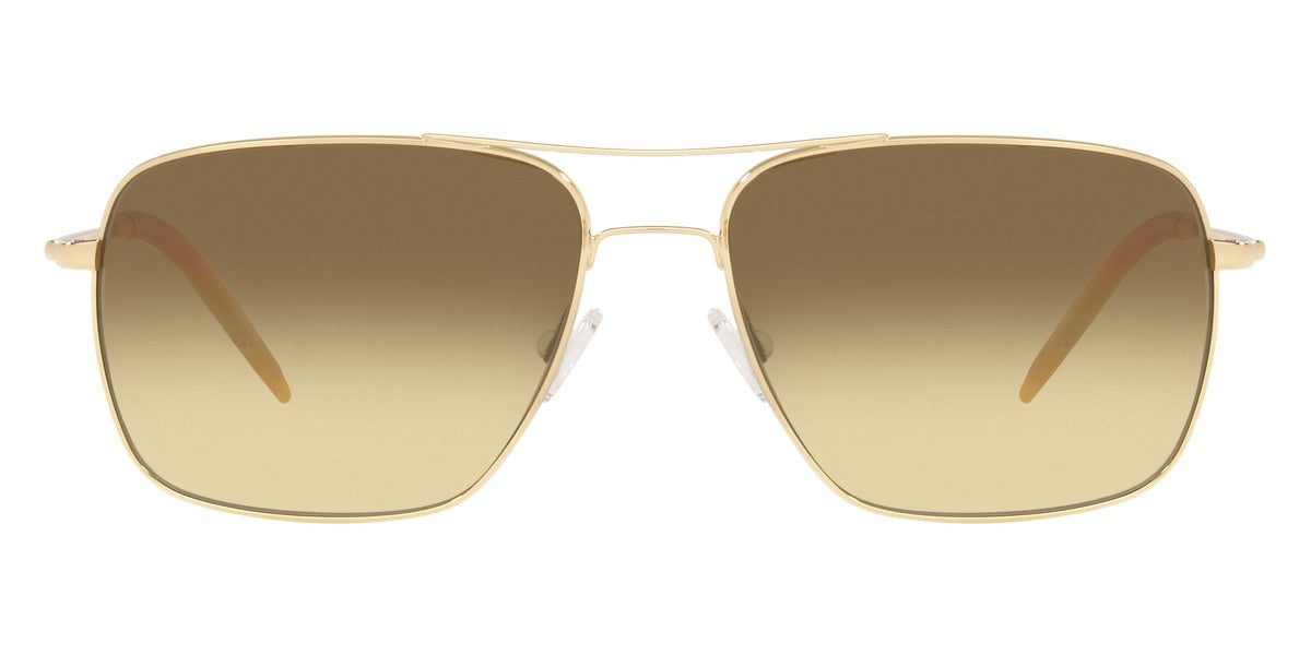 Oliver Peoples® Clifton OV1150S 503585 58 - Gold / Chrome Olive Photochromic Glass VFX Sunglasses