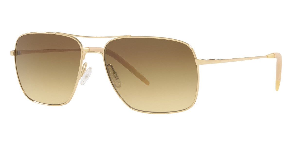 Oliver Peoples® Clifton OV1150S 503585 58 - Gold / Chrome Olive Photochromic Glass VFX Sunglasses