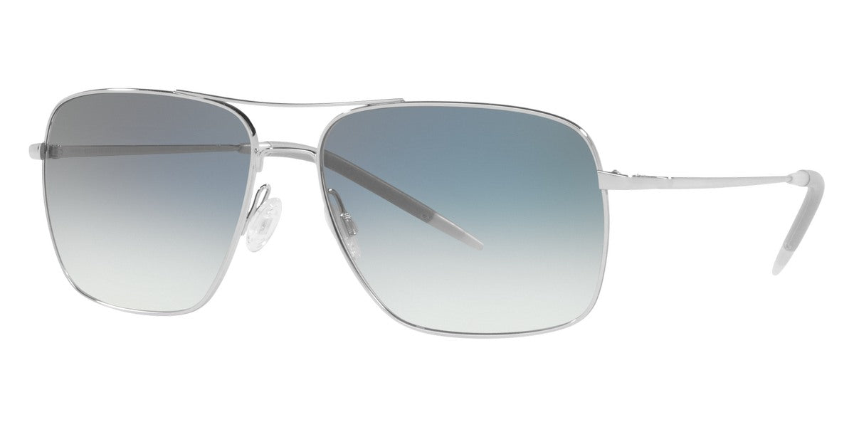 Oliver Peoples® Clifton OV1150S 50363F 58 - Silver / Chrome Sapphire Photochromic VFX Sunglasses