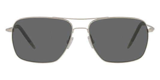 Oliver Peoples® Clifton OV1150S 5036P2 58 - Silver / Midnight Polarized Glass VFX Sunglasses