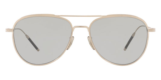 Oliver Peoples® Tk-3 OV1276ST 5254R5 56 - Brushed Silver/Ash Blue Wash Photochromic Sunglasses