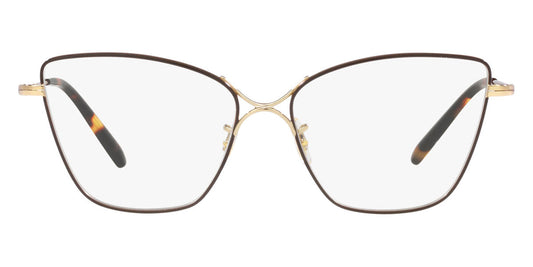 Oliver Peoples® Marlyse OV1288S 5145SB 55 - Gold / Demo Lens Blue Light Filter Sunglasses