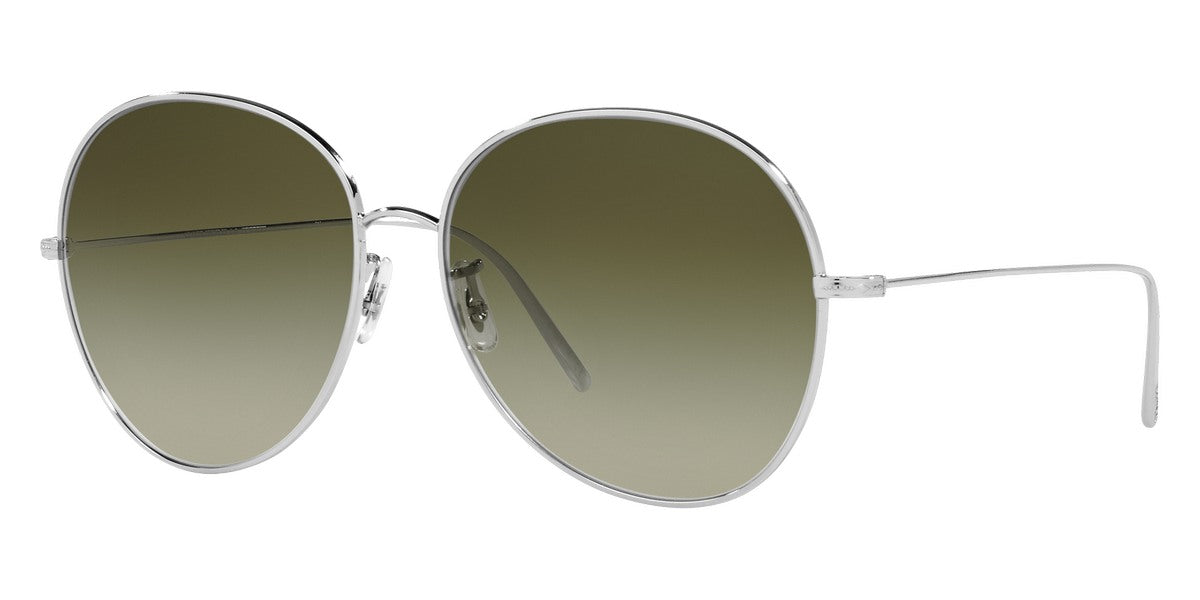 Oliver Peoples® Ysela OV1289S 50368e 60 - Silver / Olive Gradient Sunglasses