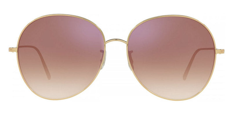 Oliver Peoples® Ysela OV1289S 50373i 60 - Rose Gold / Maroon Gradient Mirrored Sunglasses