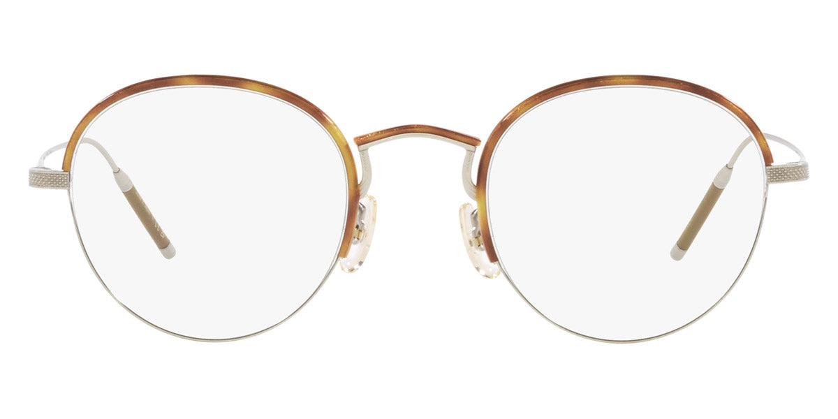 Oliver Peoples® Tk-6 OV1290T 5036 47 - Silver/Amber Tortoise Eyeglasses