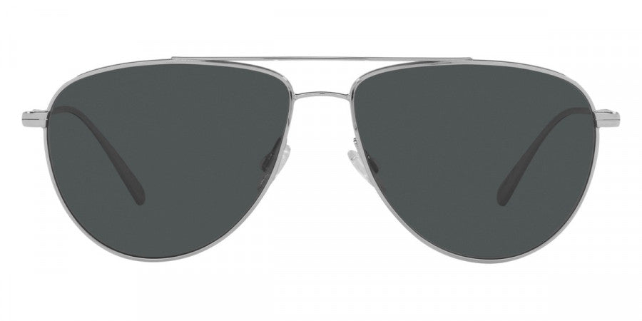 Oliver Peoples® Disoriano OV1301S 5036P2 58 - Silver/Black Sunglasses