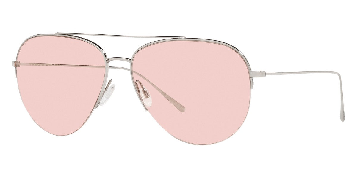 Oliver Peoples® Cleamons OV1303ST 5036p5 60 - Silver/California Poppy Photochromic Sunglasses