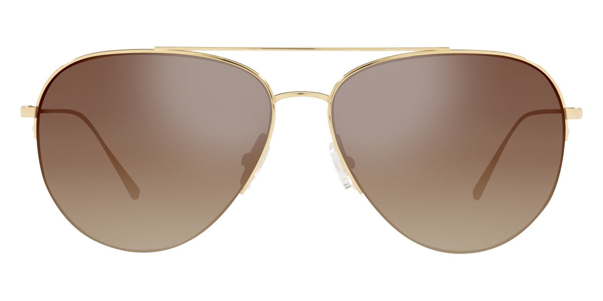 Oliver Peoples® Cleamons OV1303ST 5292q1 60 - Gold/Dark Brown Gradient Mirror Sunglasses