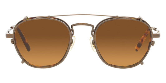 Oliver Peoples® Lilletto Clip OV1316TC 512478 48 - Antique Gold/Cognac Gradient Sunglasses