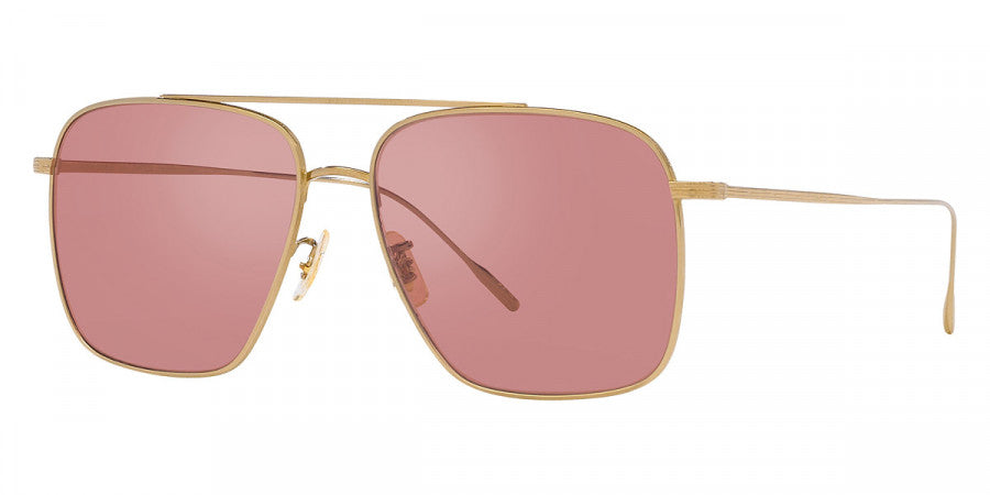 Oliver Peoples® Dresner OV1320ST 52923E 56 - Gold/Magenta Photochromic Sunglasses