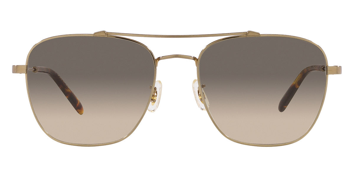 Oliver Peoples® Marsan OV1322ST 525232 55 - Brushed Gold/Shale Gradient Sunglasses