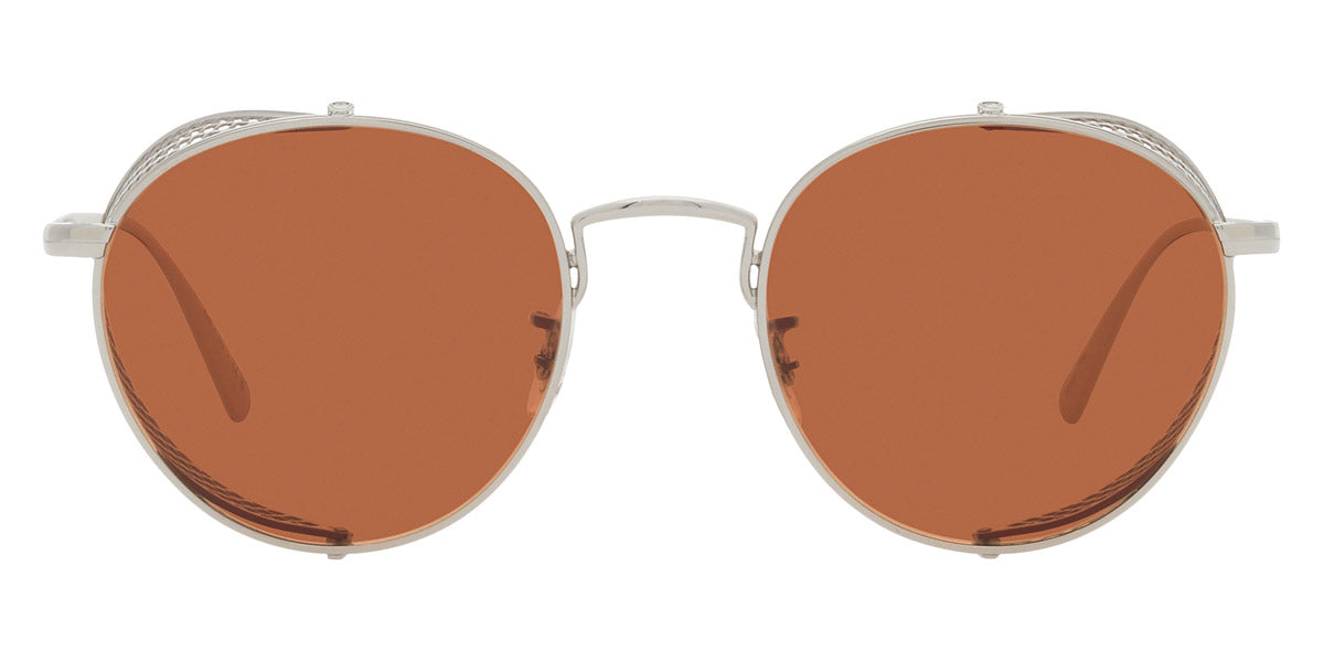 Oliver Peoples® Cesarino-M OV1323S 503653 50 - Silver/Persimmon Sunglasses