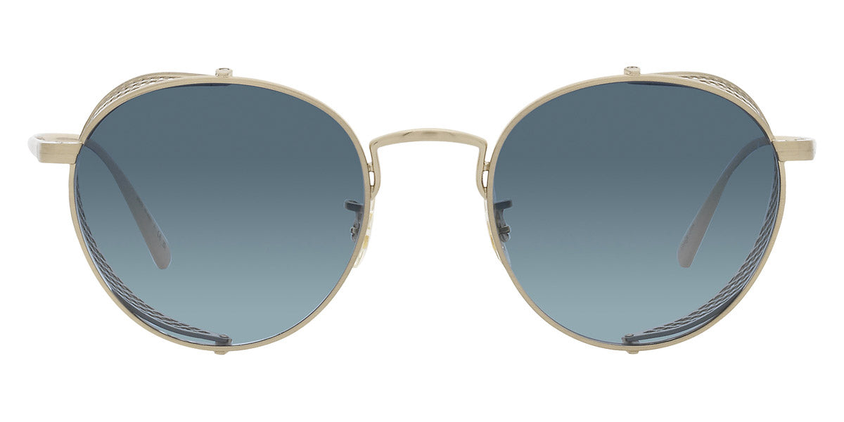 Oliver Peoples® Cesarino-M OV1323S 5271Q8 50 - Brushed Gold/Marine Gradient Sunglasses