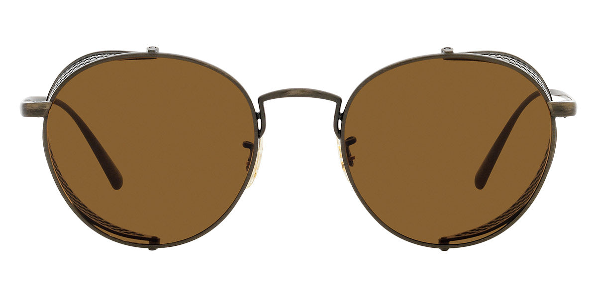 Oliver Peoples® Cesarino-M OV1323S 528453 50 - Antique Gold/True Brown Sunglasses