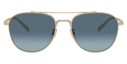 Oliver Peoples® Rivetti OV1335ST 5035Q8 55 - Gold/Marine Gradient Sunglasses