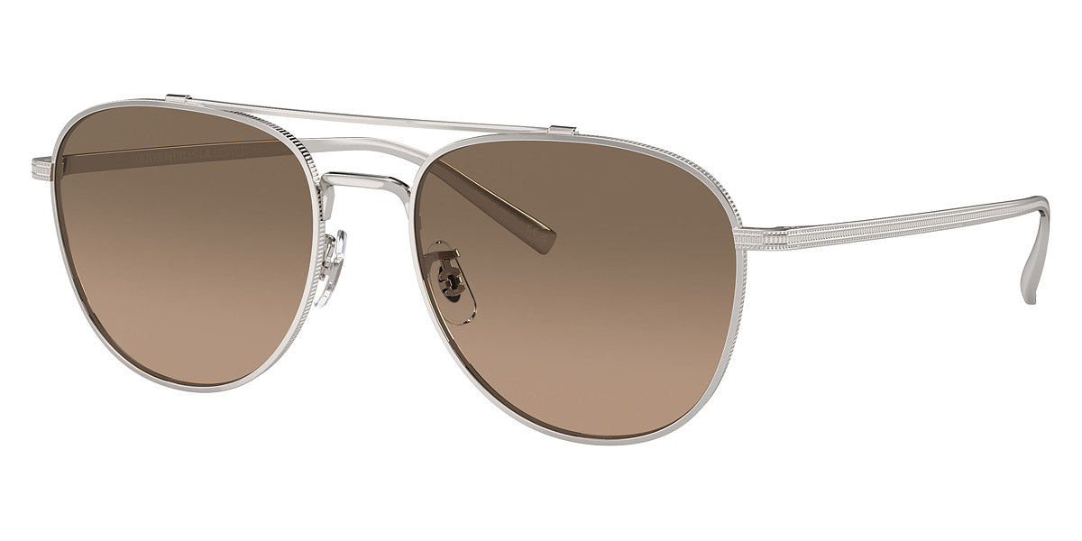 Oliver Peoples® Rivetti OV1335ST 5036GN 55 - Silver/Sandstone Gradient Polar Sunglasses