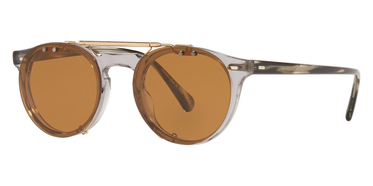 Oliver Peoples® Gregory Peck Clip-On OV5186C 5039 45 - Gold Sunglasses