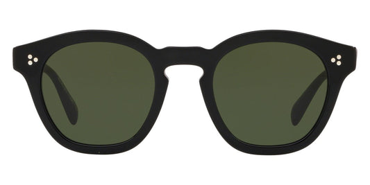 Oliver Peoples® Boudreau L.A OV5382SU 100571 48 - Black / Green Sunglasses