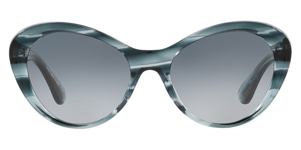 Oliver Peoples® Zarene OV5420SU 17048G 55 - Washed Lapis / Soft Teal Gradient Mirrored Sunglasses