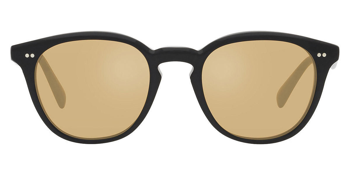 Oliver Peoples® Desmon Sun OV5454SU 10050F 50 - Black / Mustard Mirrored Sunglasses