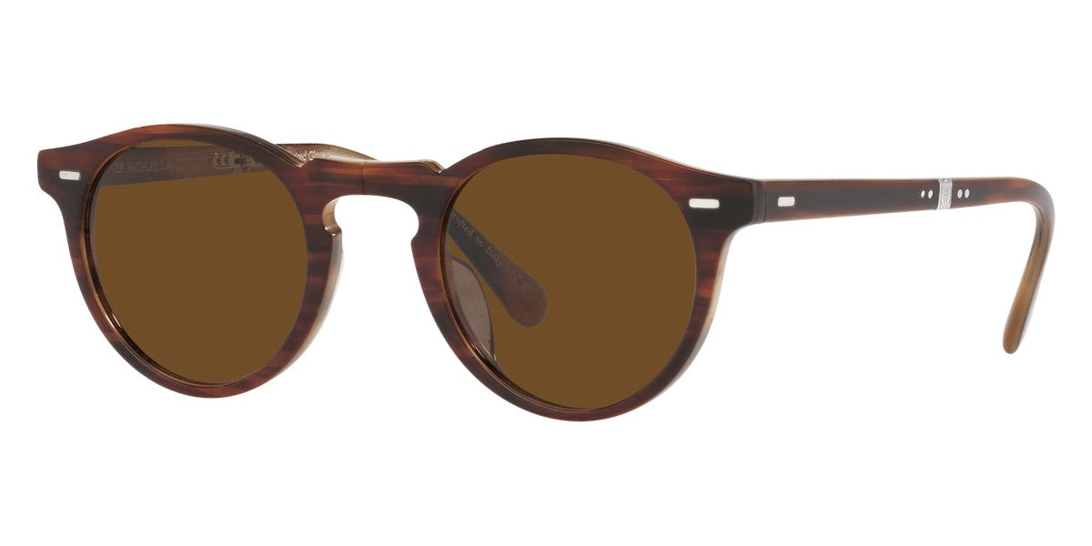 Oliver Peoples® Gregory Peck 1962 OV5456SU 131057 50 - Amaretto/Striped Honey Sunglasses