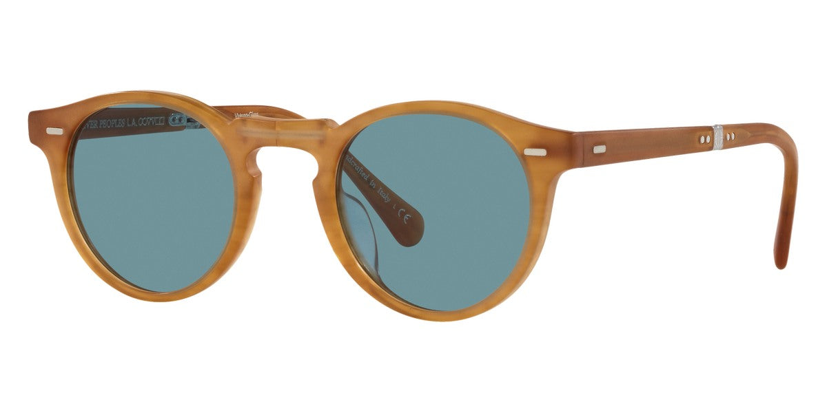 Oliver Peoples® Gregory Peck 1962 OV5456SU 169956 50 - Semi Matte Amber Tortoise Sunglasses