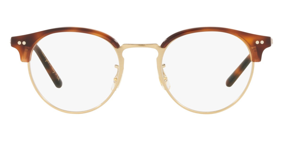 Oliver Peoples® Reiland OV5469 1007 46 - Brushed Gold/Dark Mahogany Eyeglasses