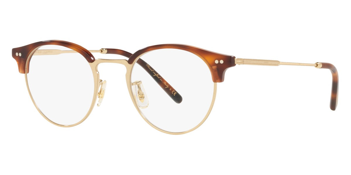 Oliver Peoples® Reiland OV5469 1007 46 - Brushed Gold/Dark Mahogany Eyeglasses