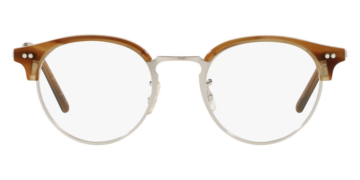 Oliver Peoples® Reiland OV5469 1011 46 - Brushed Silver/Raintree Eyeglasses