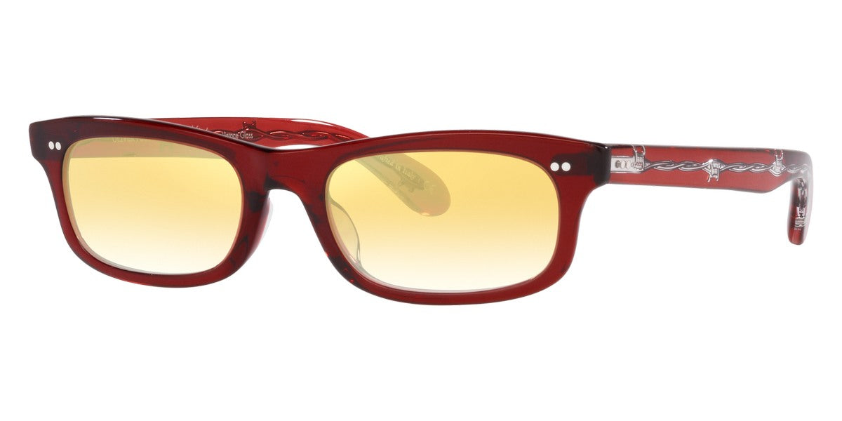 Oliver Peoples® Fai OV5484SU 17363C 51 - Red Traslucent Sunglasses