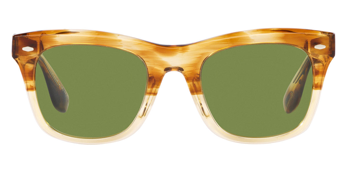 Oliver Peoples® Mr. Brunello OV5497SU 167452 50 - Honey/Green C Sunglasses