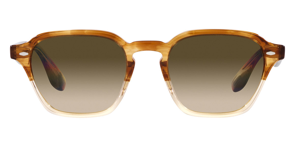 Oliver Peoples® Griffo OV5499SU 167485 52 - Honey/Chrome Olive Photochromic Sunglasses