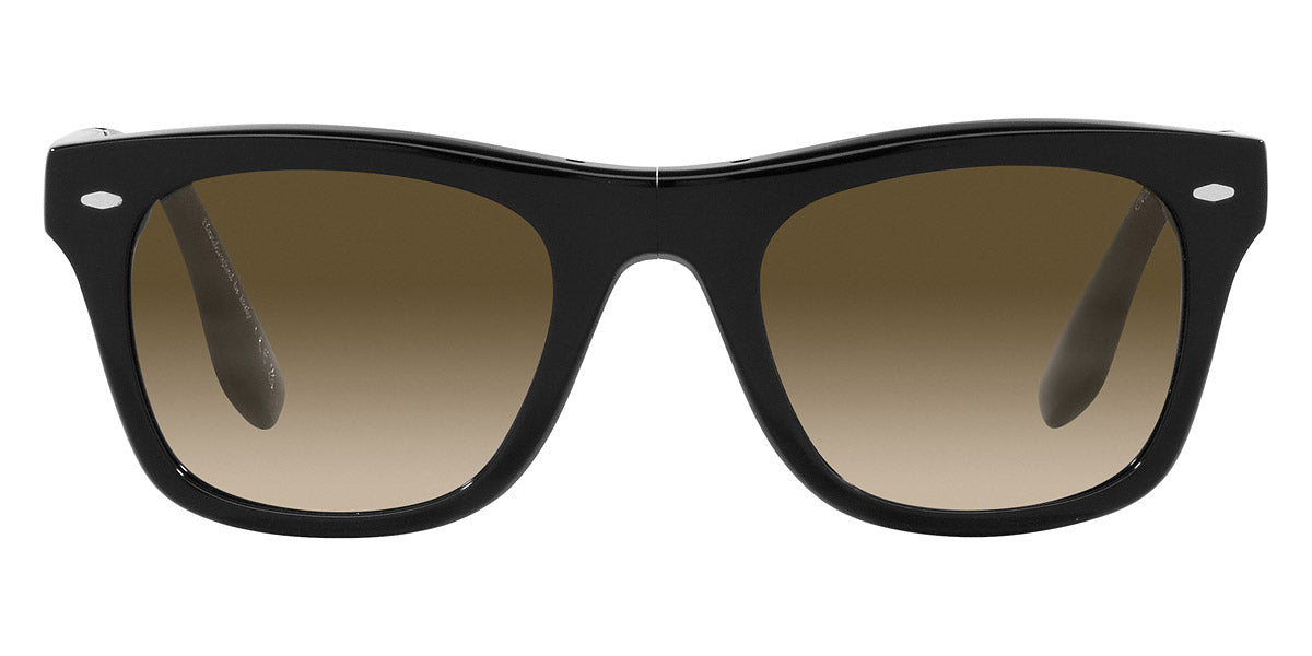 Oliver Peoples® Mister Brunello OV5518SU 100585 50 - Black/Chrome Olive Photochromic Sunglasses