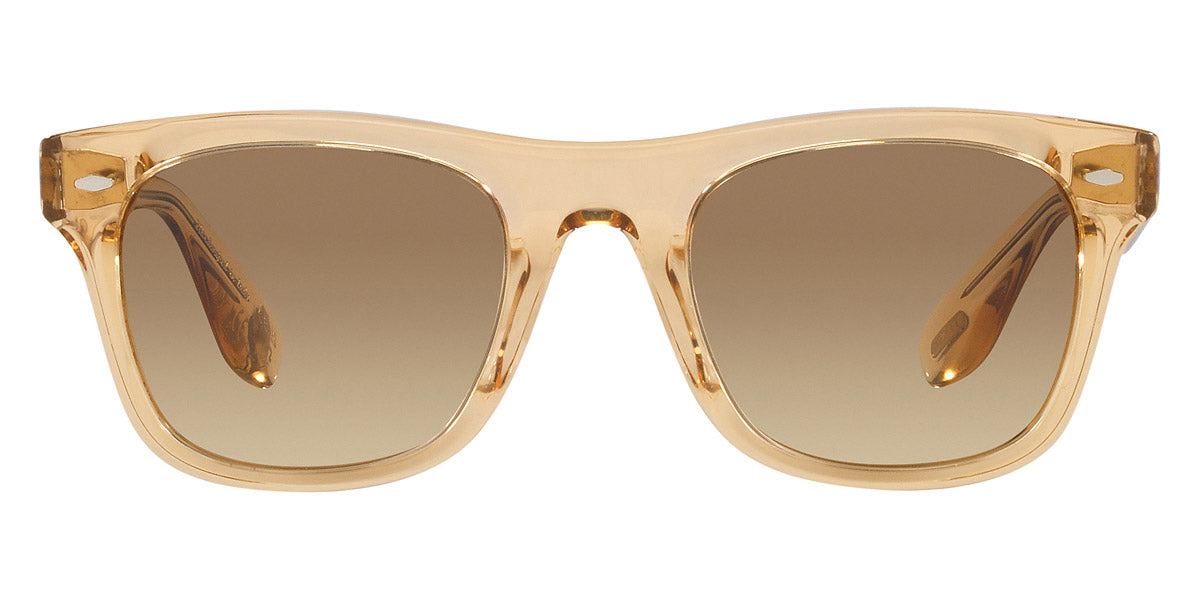 Oliver Peoples® Mister Brunello OV5519SU 1765Q4 50 - Champagne/Chrome Amber Photochromic Sunglasses