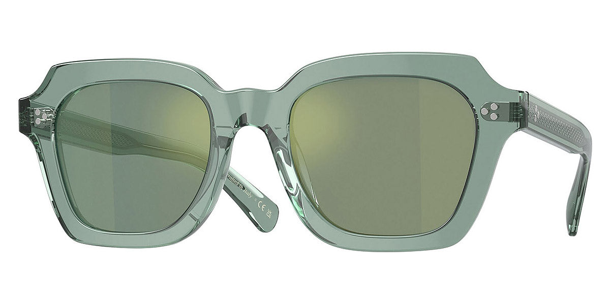 Oliver Peoples® Kienna OV5526SU 15476R 51 - Ivy / Graphite Gold Mirrored Sunglasses