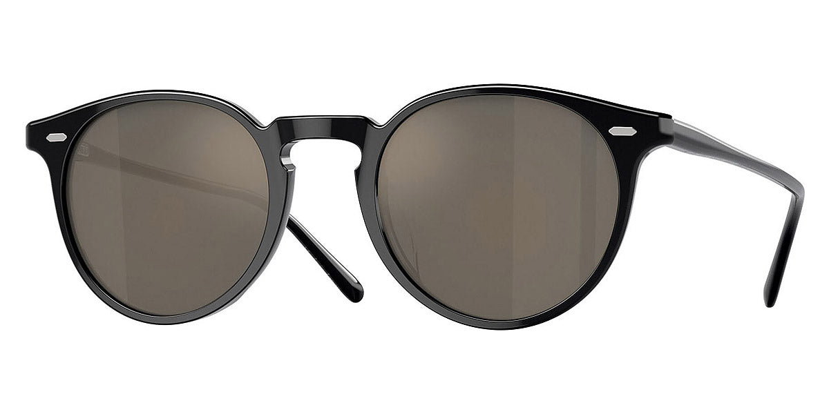 Oliver Peoples® N.02 Sun OV5529SU 177239 48 - Kuri Brown/Dark Brown / Gray Goldtone Mirrored Sunglasses