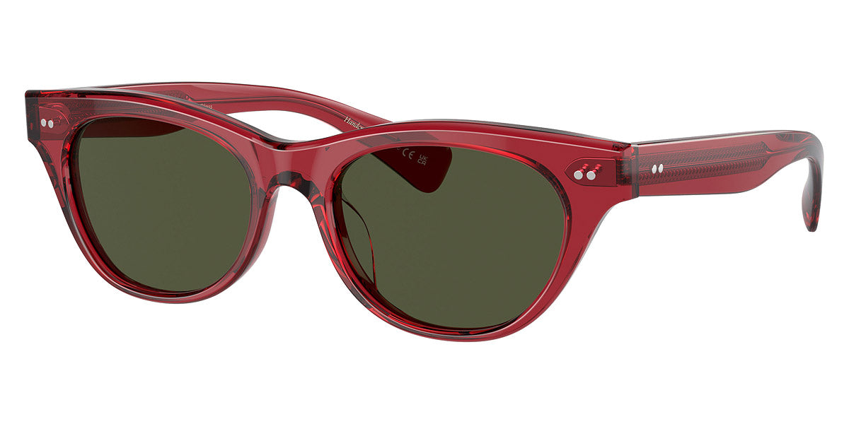 Oliver Peoples® Avelin OV5541SU 176452 52 - Translucent Red/G-15 Sunglasses