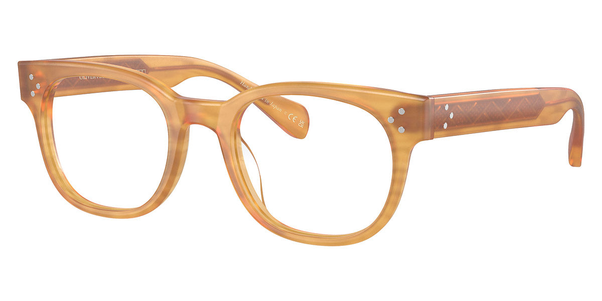 Oliver Peoples® Afton OV5545U 1779 49 - Semi-Matte Goldwood/Clear  Eyeglasses