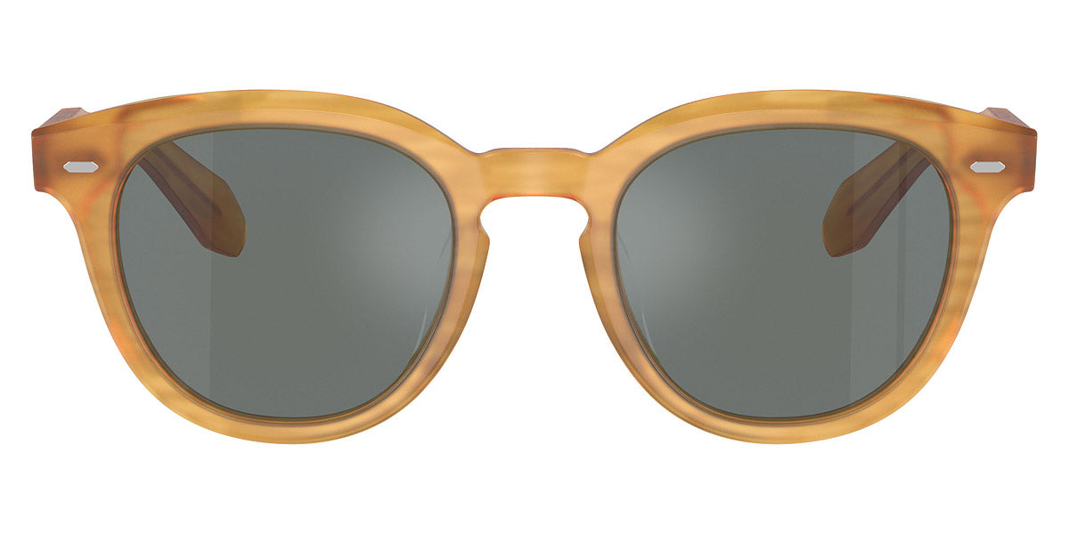 Oliver Peoples® N.05 Sun OV5547SU 1779W5 48 - Semi-Matte Goldwood/Regal Blue Sunglasses